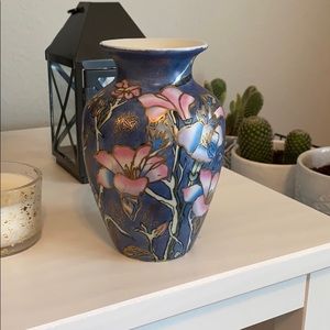 Hand Painted Floral Vase
